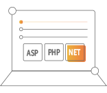 支持ASP、PHP、.Net等多種語言開發(fā)